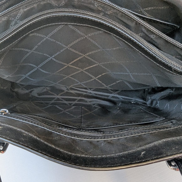 Michael Kors Perforated Black Tote - Picture 10 of 15